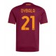 AS Roma Paulo Dybala #21 Jalkapallovaatteet Kotipaita 2025-26 Lyhythihainen